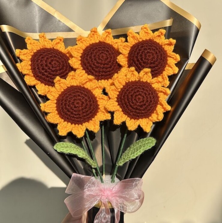 Golden Happiness Sunflower Bouquet