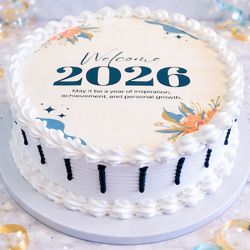 New Beginnings 2026 Cake