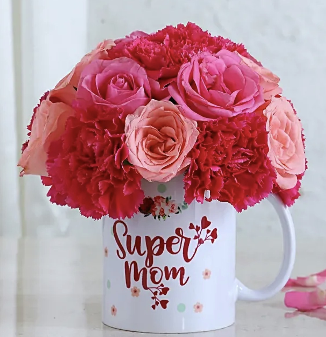 Super-mom-mug-with-flowers