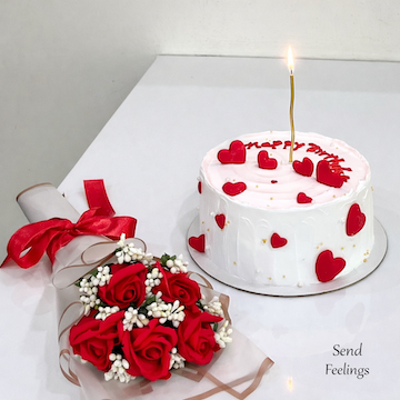 sweetheart-romance-combo-chocolate-cake-red-roses